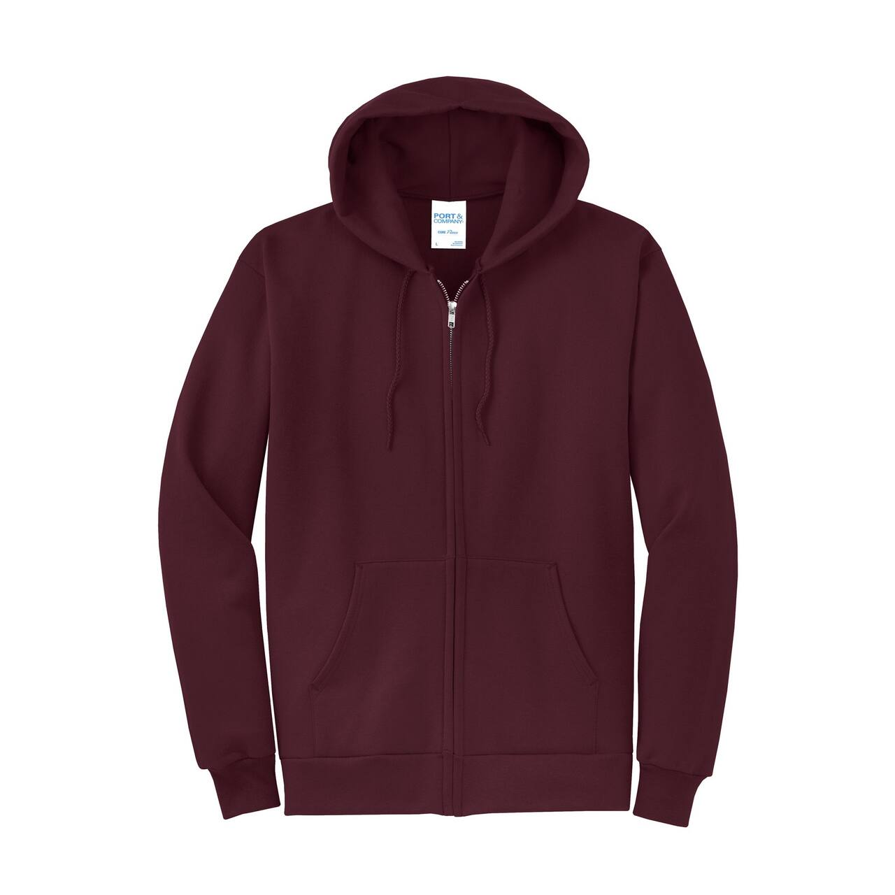 Port & Company® Core Fleece Full-Zip Hooded Sweatshirt